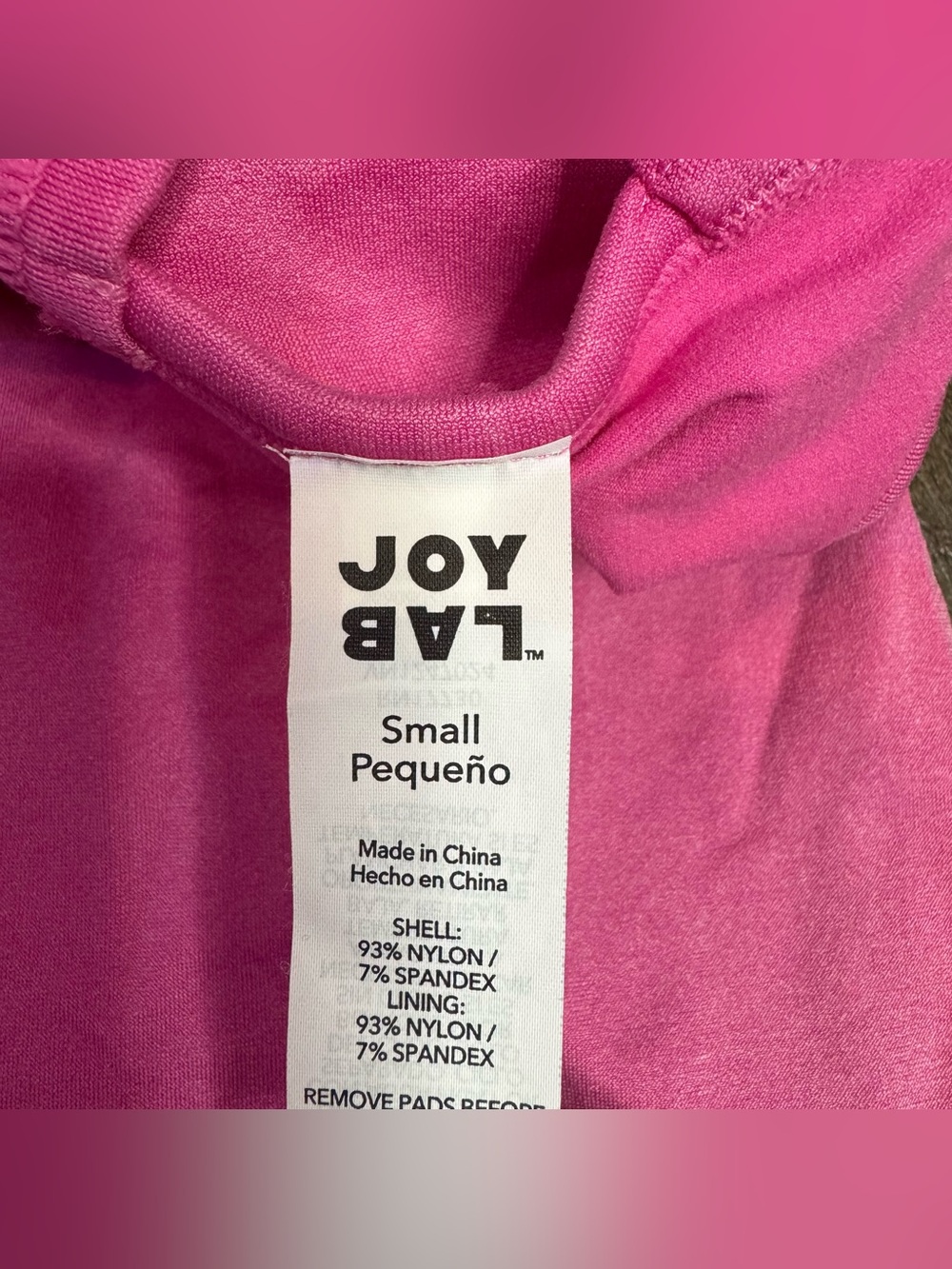 JoyLab Women’s Set Bundle Lot (pink bodysuit, blue and yellow sets) - Picture 4 of 8